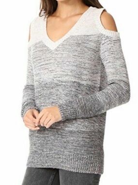 Rebecca Minkoff page cold shoulder sweater size Small